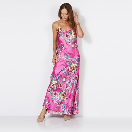 Kachel Bron Slip Maxi Dress
