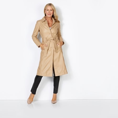 Cadelle Leather Claire Trench Coat