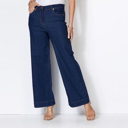 Fella Hamilton Bec Wide Leg Zip Up Jean