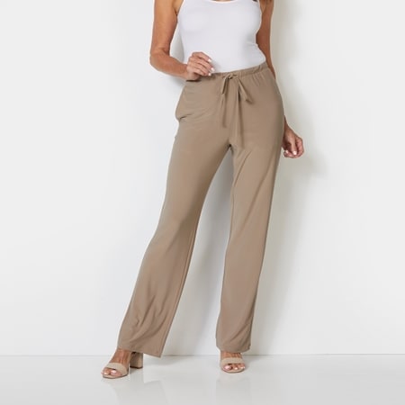 Nina Leonard Drawstring Pocket Pant