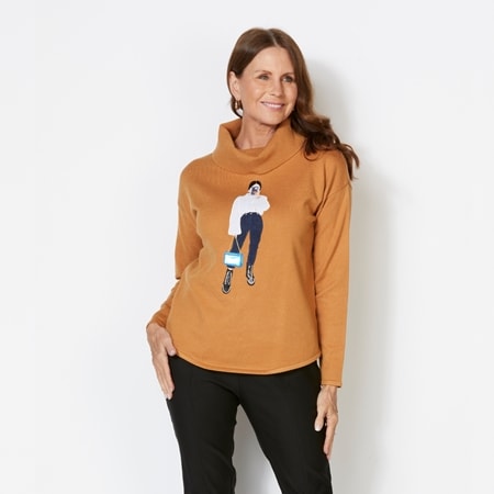 Gabby Isabella Isabella On the Phone Sweater