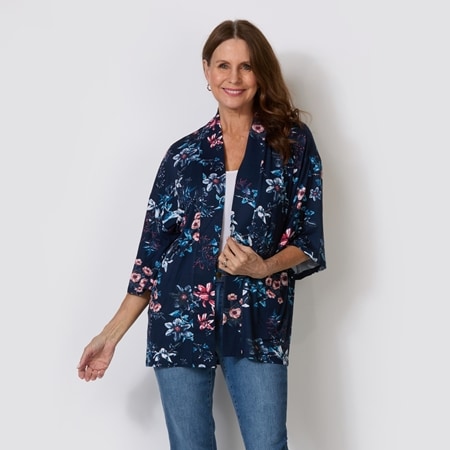 Cordelia St Viscose Jersey Print Jacket