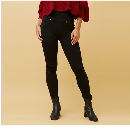 CKM Comet Pull On Full Length Jeggings