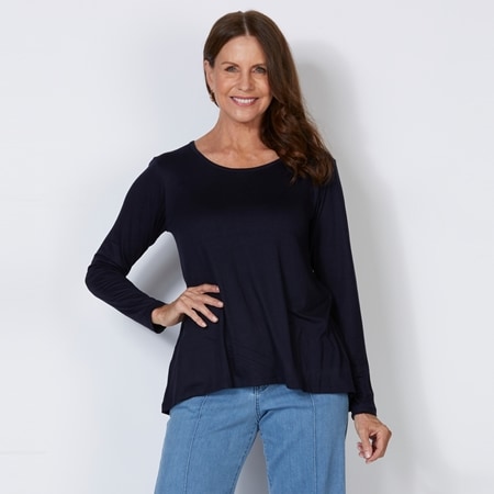 Adrift Long Sleeve Swing Tee