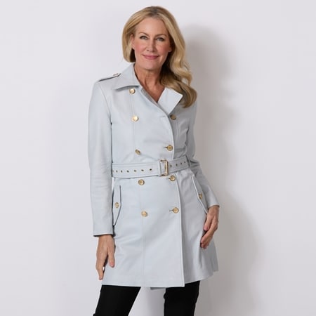 Cadelle Leather Zoe Trench Coat