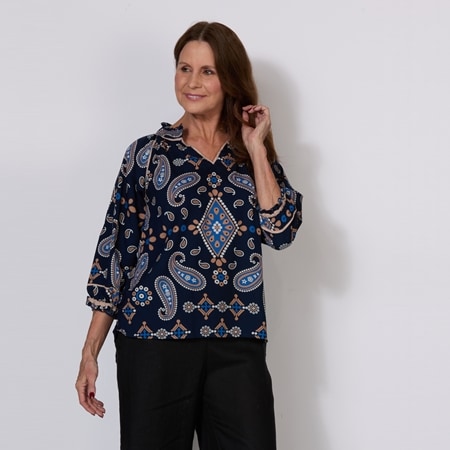 Adrift Maeve  Peasant Top