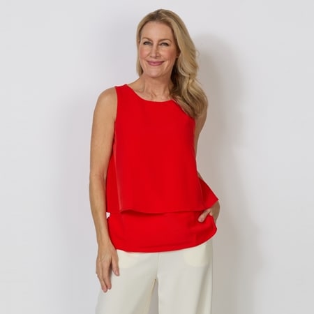 Diane Gilman Double Layer Easy Tank