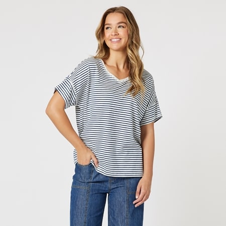 Threadz Tyla Stripe Tee