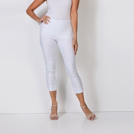 Holmes & Fallon Eyelet Trim 7/8 Pants