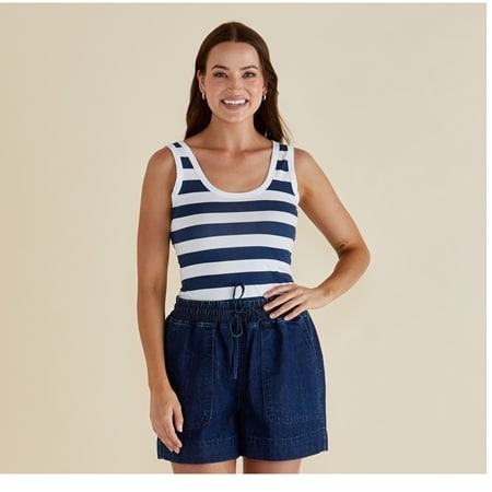 Betty Basics Emma Scoop Tank