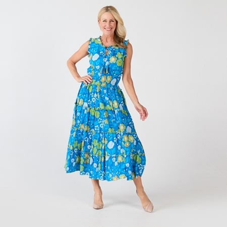 Naudic Sophia Cotton Maxi Dress