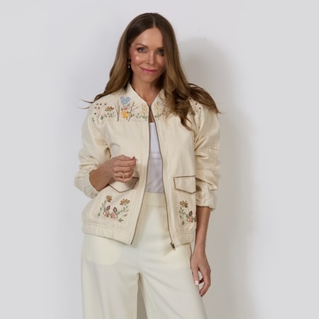 Talisman  Fleur Bomber Jacket