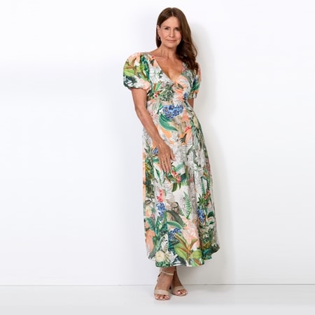 Kachel Loretta Linen Cotton Dress