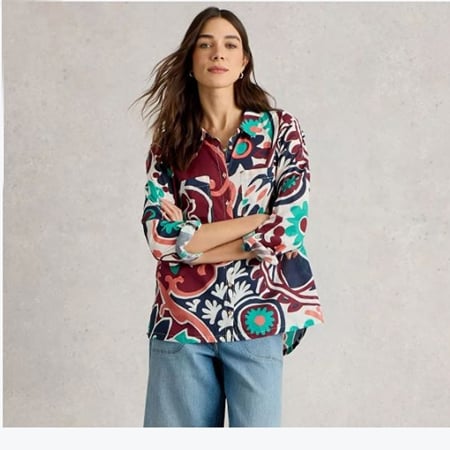 White Stuff Sophie 100% Organic Cotton Shirt