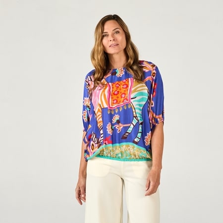 Rubyyaya Tango Satin Top