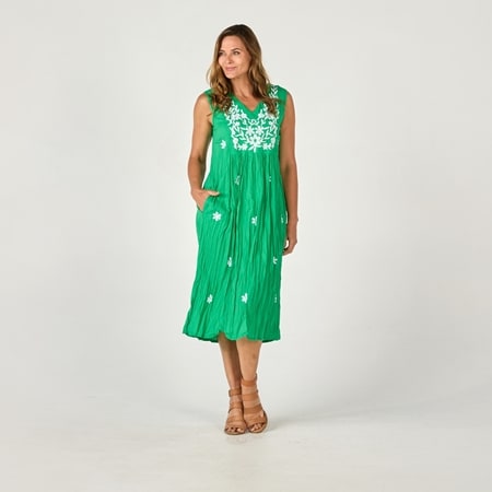 Rubyyaya Andaman Cotton Midi Dress