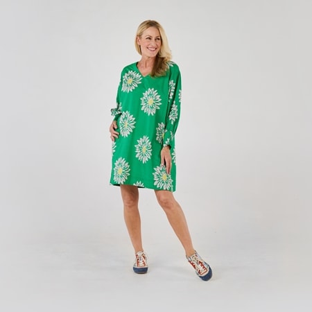 Lula Soul Mahalo 100% Cotton Kaftan Dress