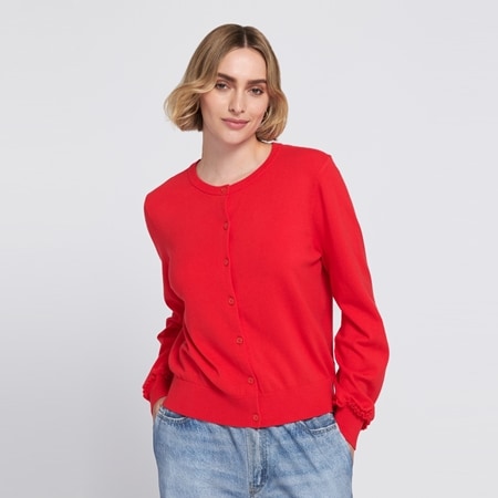 Elle Get the Look Fine Gauge Lightweight Cardigan