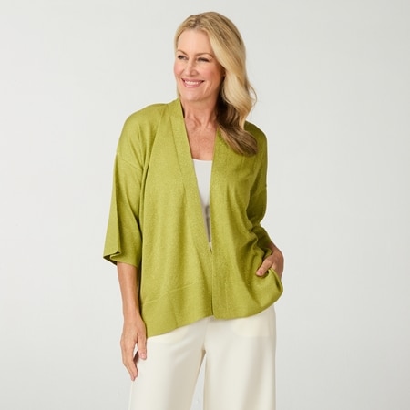Aggel Fashion Lurex Blend Cardigan