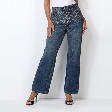 Elle Get the Look Studded Jean