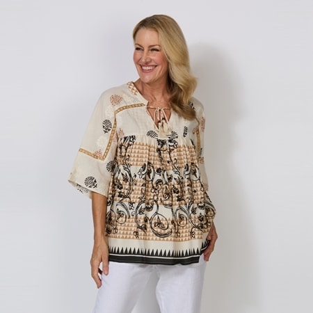 Vintage By Naudic Cotton Daydream Top
