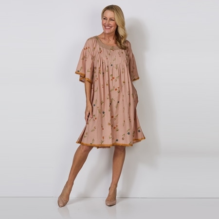 Vintage By Naudic Cotton Miami Dress