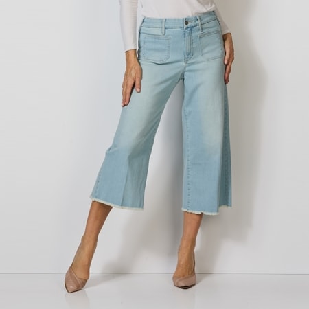 NYDJ Patchie Wide Leg Capri Jean