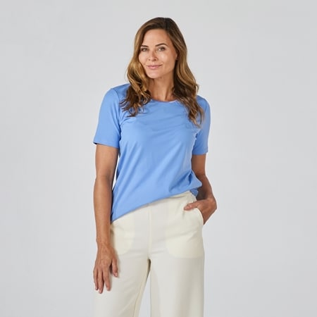 Fella Hamilton Everyday Essential Ribbon Trim S/Sleeve Tee