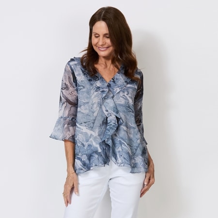 Holmes & Fallon Flutter Panels Blouse