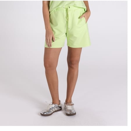 Two-T's 100% Cotton Track Short with Logo Patch