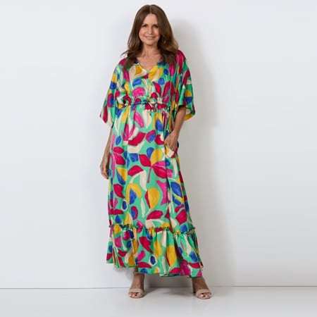 Charlie Lapson Kaftan Style Maxi Dress