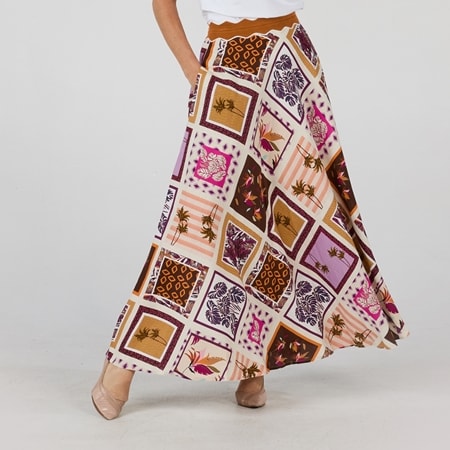 Sacha Drake Wild Palm Maxi Skirt