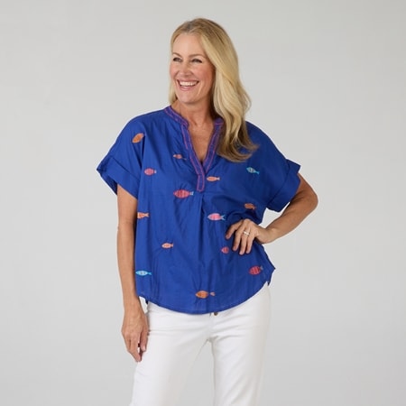 Lula Soul 100% Cotton Sardine Top