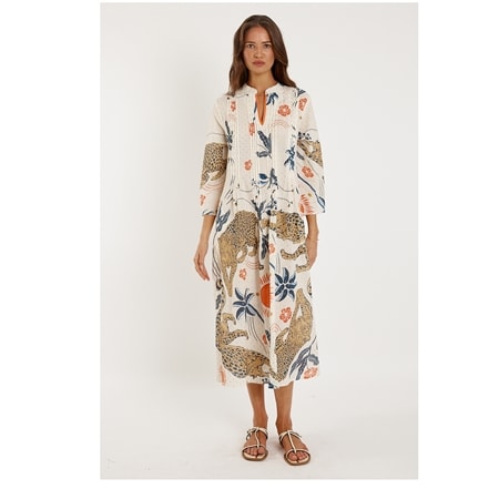 Rubyyaya Celine 100% Cotton Kaftan Dress