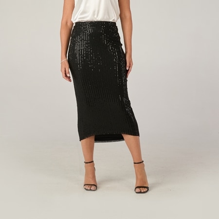 Charlie Lapson Universe Sequin Skirt