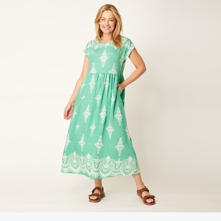 Cordelia St Border Dress