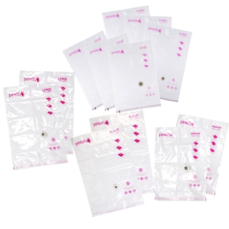 Pinklily Mega Vacuum Storage Bag Set of 12