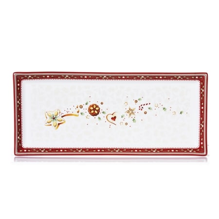 Villeroy & Boch Winter Bakery Rectangular Cake Plate 35x23cm