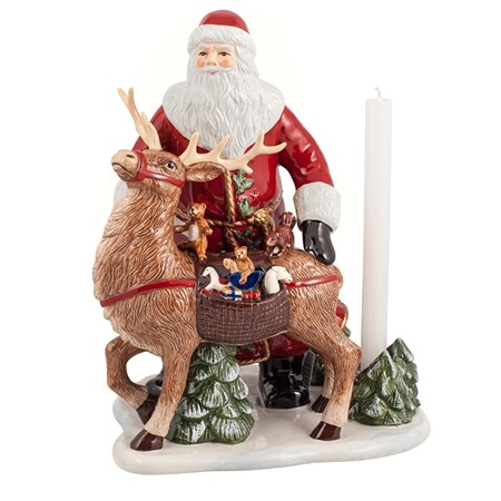 Villeroy & Boch Santa with Reindeer Decorative Ornament
