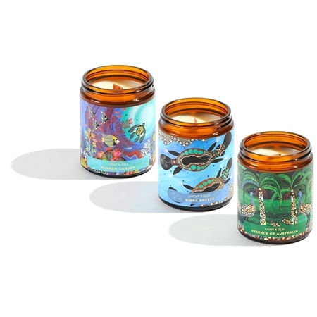 Light & Glo Melanie Hava Soul Collection Sea Candle Set