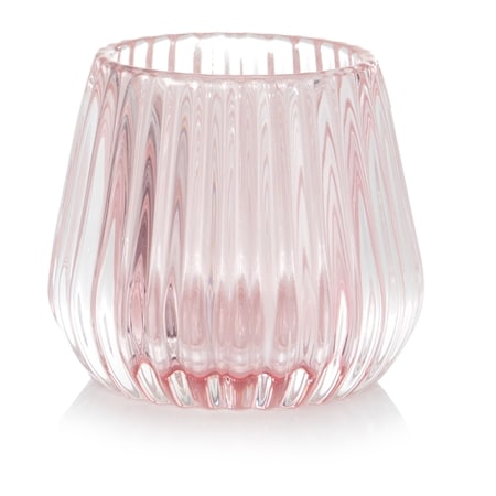 Enjoy Living Bevelled Glass Tulip Shape Tealight Holder