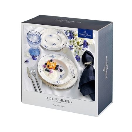 Villeroy & Boch Old Luxembourg Dinner Set for Two 6pcs
