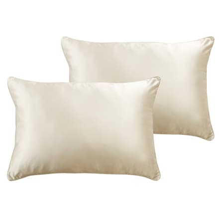 Hampton Cove Luxury Silk & Linen Pillowcase Duo