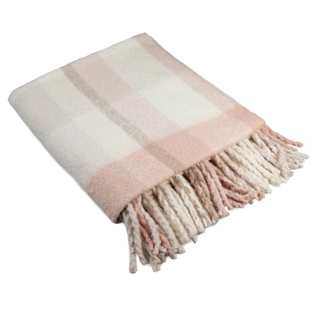 Cozzee Home Plaid Throw Rug 130x170cm