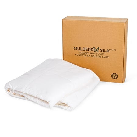 Mulberry Silk 100% Silk Filled Double Duvet All Seasons 650gsm